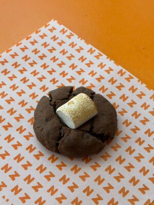 Chocolate Cookies with Marshmallow